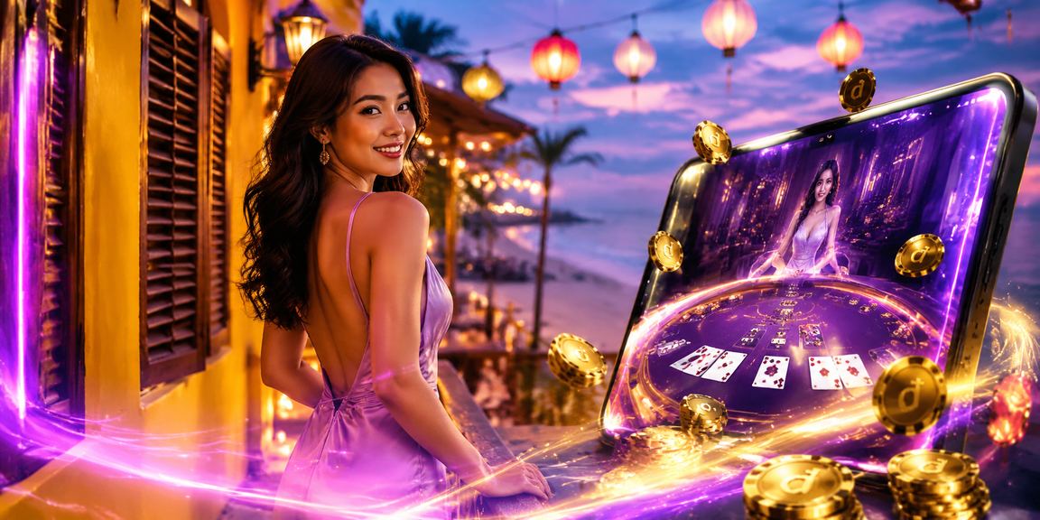 Khung cảnh bãi biển Hội An – người chơi thư giãn và trải nghiệm baccarat trực tuyến